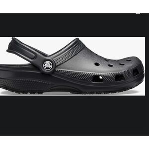 Crocs Classic Clog Black - Men's 6 / Women's 8 - Authentic Comfort Shoes
